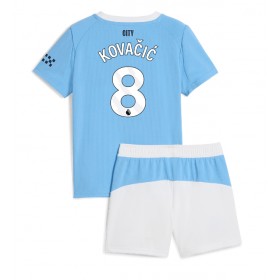 Manchester City Mateo Kovacic #8 Hemmakläder Barn 2025-26 Kortärmad (+ Korta byxor)